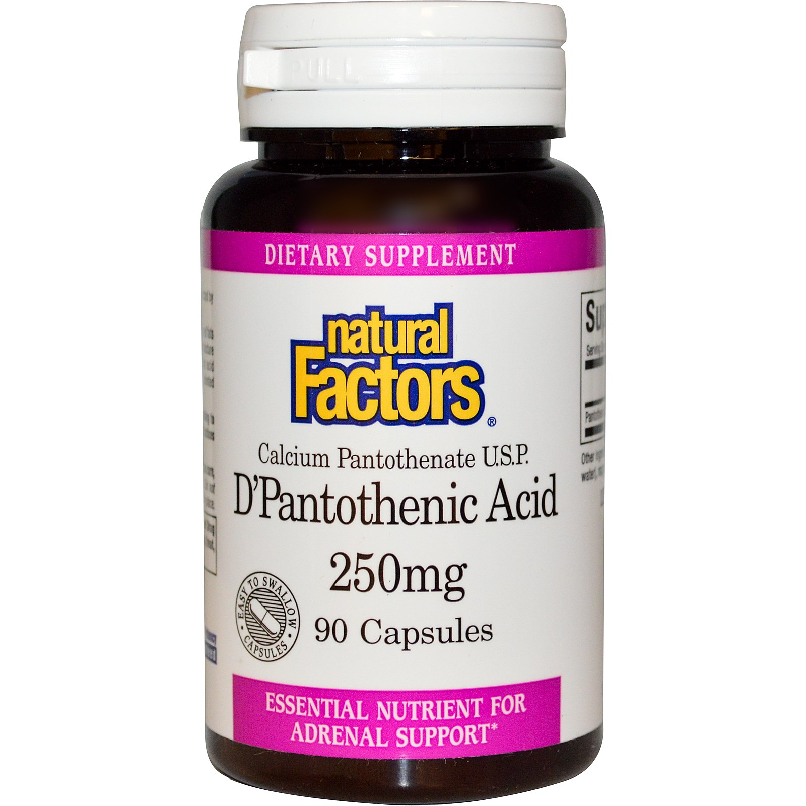 Natural factors, D’pantothenic acid
